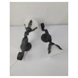 Metal Scroll Wall Sconce [x2]