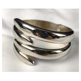 Spring Hinge Cuff Bracelet