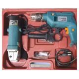TE Impact Drill & Angle Grinder Set