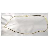 14K Gold Fine Herringbone Chain