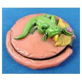 Unique Lizard Design Mirror Compac