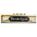 Theatre Room Wall Plaque, NEW