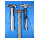 Curve, Rip, Ball Peen Hammers (3)