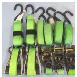 Ratchet Straps, 1" Green