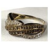 Sterling & Rhinestones Ring