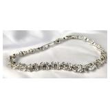 Rhinestone Tennis Bracelet w/ Extender