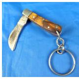 Damascus Keychain Knife, New
