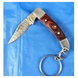 Damascus Keychain Knife, New