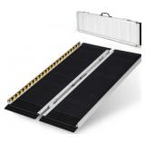 Portable 4FT Aluminum Ramp, NEW