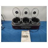 Bella 1.5 qt Triple Slow Cooker