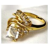Crystal & CZ Fashion Ring