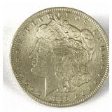 1889 Morgan Silver Dollar Bolo Tie