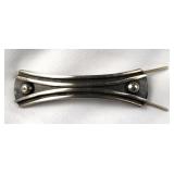 Sterling Art Deco Style Barrette
