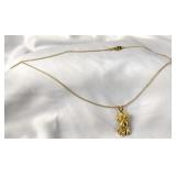 Avon Harvest Angel Pendant Necklace