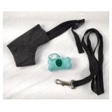 Soft Muzzle (Lg), Leash & Waste Bag Holder