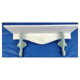 Wood Shelf w/ Seahorse Motif