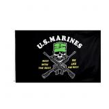 US Marines Mess With The Best Flag 3ft X 5ft