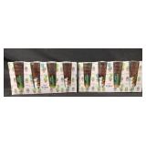 Set of 4 Christmas Shot Glasses (2) NIB