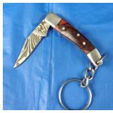 Damascus Keychain Knife, New