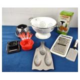 Enamelware Strainer & Kitchen Gadgets