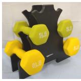 Dumbbell Weights w/Stand