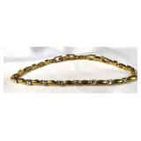 Rhinestone Tennis Bracelet w/ Extender