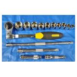 Stanley 3/8" Indexing Ratchet Socket Set