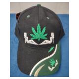 Blk/Grn "Mary Jane" Ball Cap, NEW