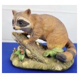 Vtg Homco Raccoon Figurine