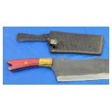 H-C Cleaver Knife w/Sheath, New