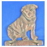 Cast Iron Bulldog Key Holder