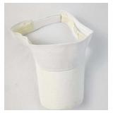 White Sport Visor, New