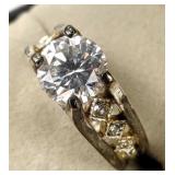Faux Diamond Fashion Ring