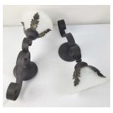 Metal Scroll Wall Sconce (2)