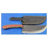 H-C Butcher Knife w/Sheath, New