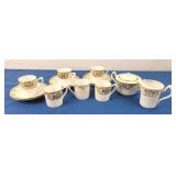 Meito Hand Painted Demitasse Set (14pcs)