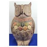 Lg Ceramic Owl Figurine