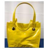 Vtg Ronay Yellow Rain Slicker Purse