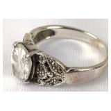 Sterling Quartz Ring