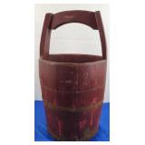 Antique Japanese Wood Water Bucket