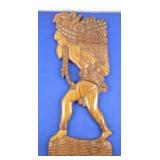 Carved Wood Mayan Wall Decor
