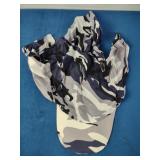 Blue/Gray Camo Sun Visor Bandana, NEW