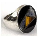 Sterling Art Deco Style Ring