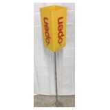 Vtg Countertop Open Sign