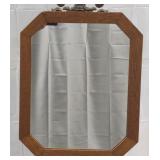 Oak Framed Decorative Mirror