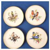 Kaiser (W. Germany) Porcelain Bird Plates (4)