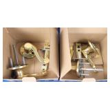 Gold Tone Privacy Door Handle (2)
