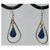 Sterling Polished Teardrop Earrings