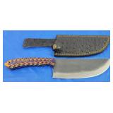 H-C Butcher Knife w/Sheath, New