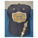Blu/Tan TX Ball Cap, NEW